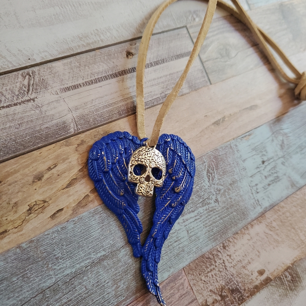 Skull Purse charm Heart Keychain, Keyring, Feather Keychain, Gift Idea for Her…